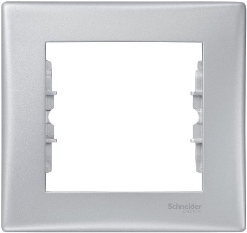 Рамка горизонтальная Schneider Electric Sedna 1-м. алюминий картинка